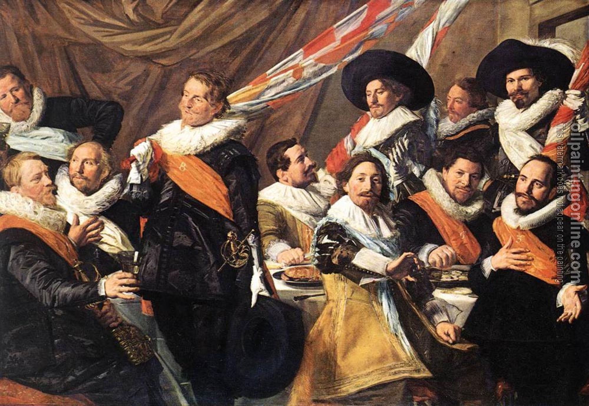 Hals, Frans - Banquet Of The Officers Of The St George Civic Guard Company